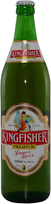 Kingfisher Premium Indian Lager Beer  4 x 650ml Kingfisher